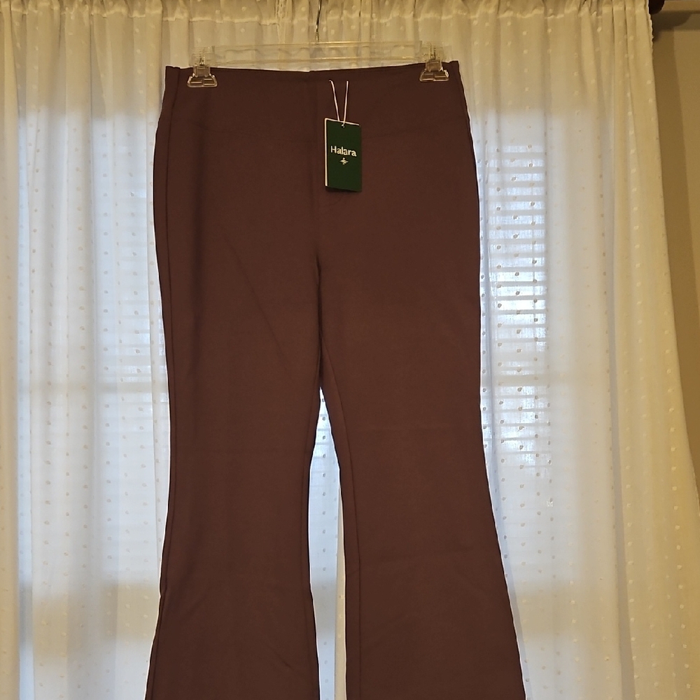 HALARA Purple Flared Trousers